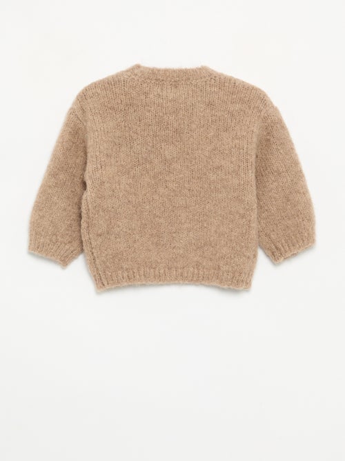 Maglione con ricami 'margherite' - Kiabi