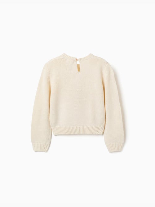 Maglione con ricamo floreale - Kiabi