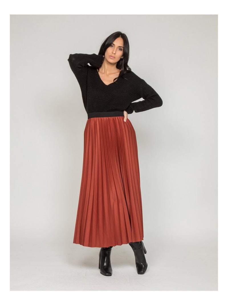 Maglione con scollo a V KYO Nero - Kiabi