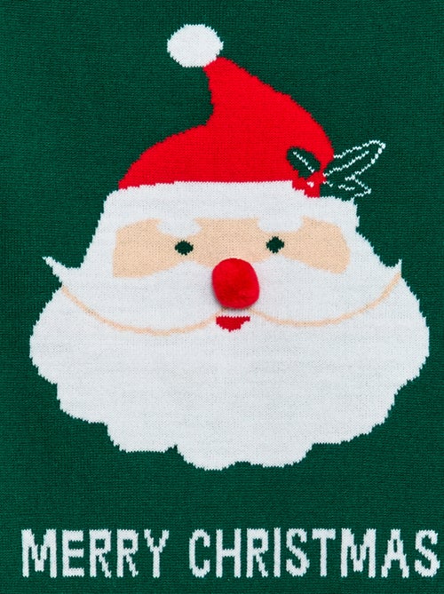 Maglione con stampa 'Babbo Natale' a girocollo - Kiabi