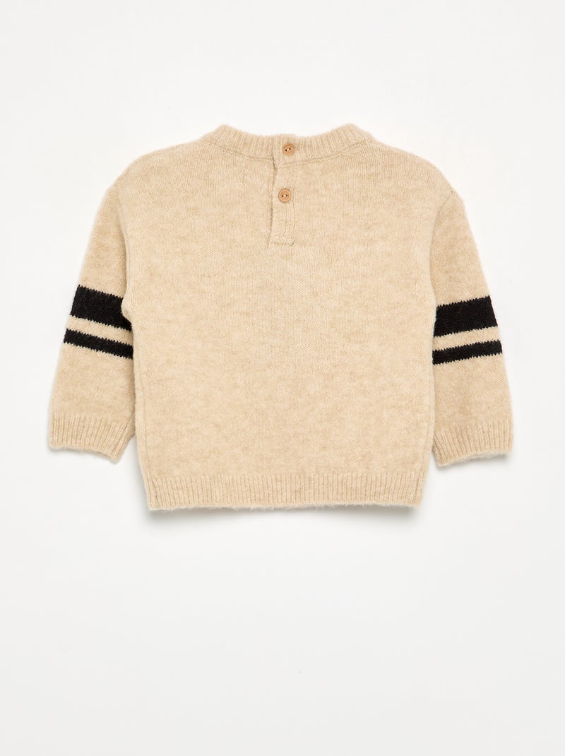 Maglione con stampa cane Bianco - Kiabi