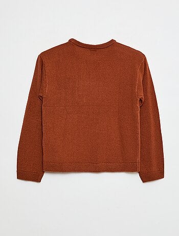 Maglione con stampa 'Cervo'