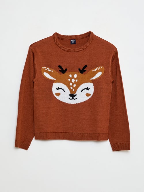 Maglione con stampa 'Cervo' - Kiabi