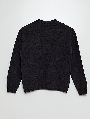 Maglione con tasca con patta