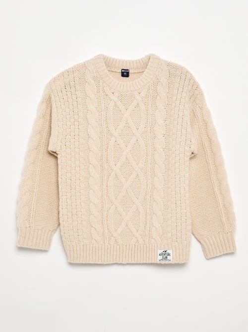 Maglione con trecce - Kiabi Maglione con trecce - Kiabi