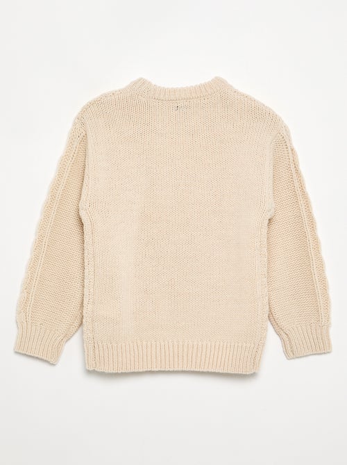 Maglione con trecce - Kiabi Maglione con trecce - Kiabi