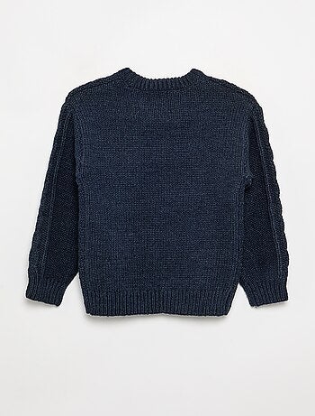 Maglione con trecce