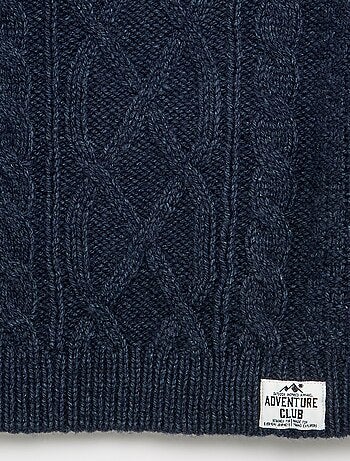 Maglione con trecce