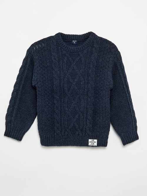 Maglione con trecce - Kiabi