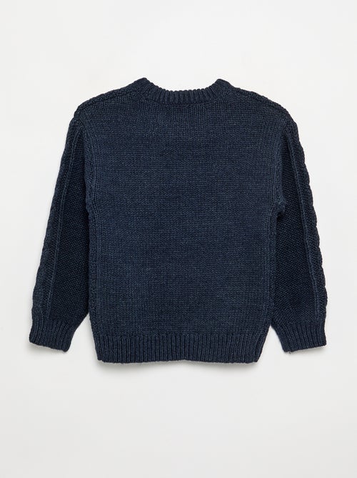 Maglione con trecce - Kiabi
