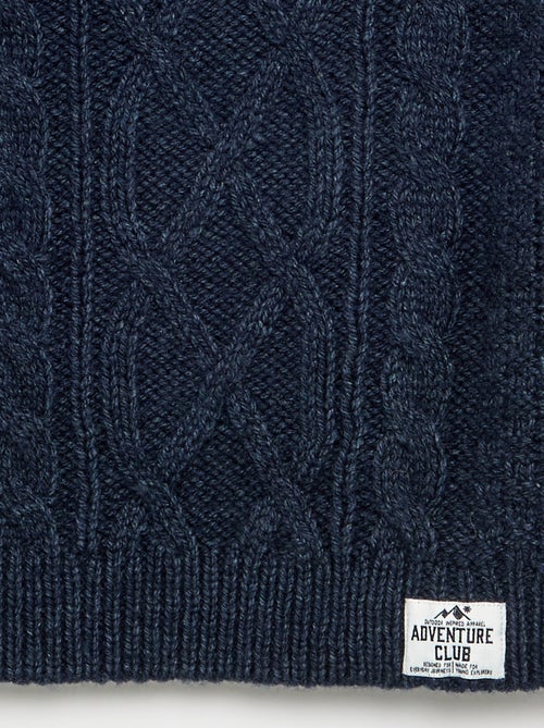Maglione con trecce - Kiabi
