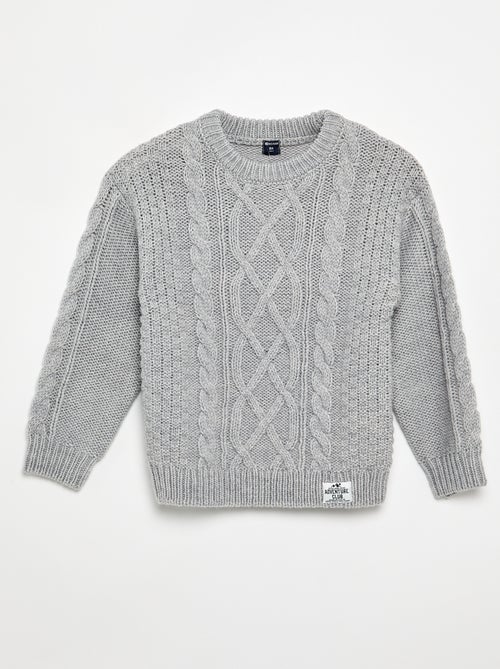 Maglione con trecce - Kiabi