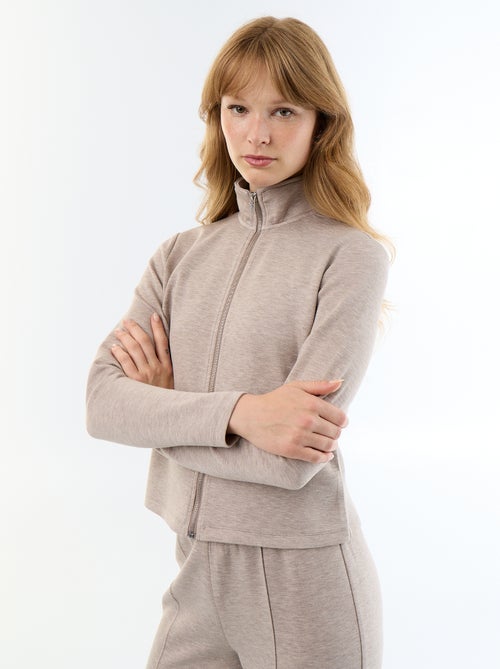 Maglione con zip e collo alto - Kiabi