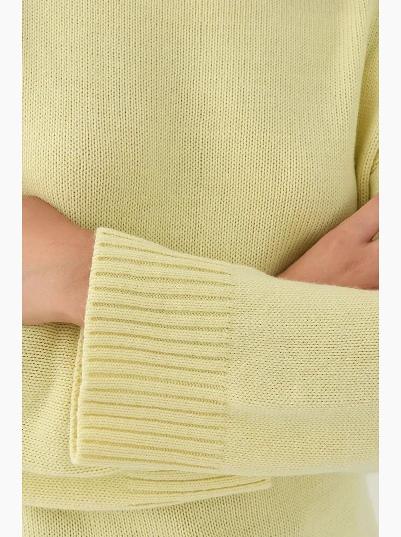 Maglione cozy con girocollo hiccup Giallo limone - Kiabi