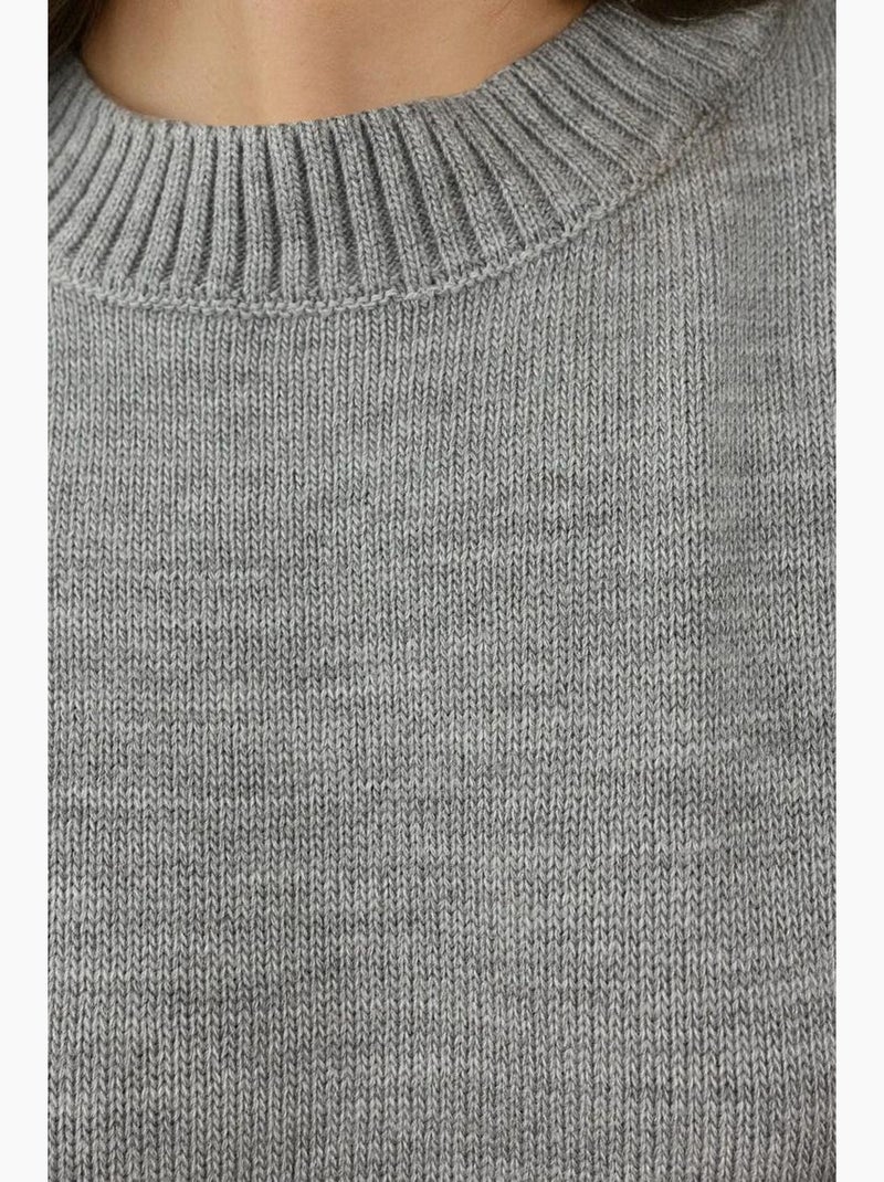 Maglione cozy con girocollo hiccup Grigio chiaro - Kiabi