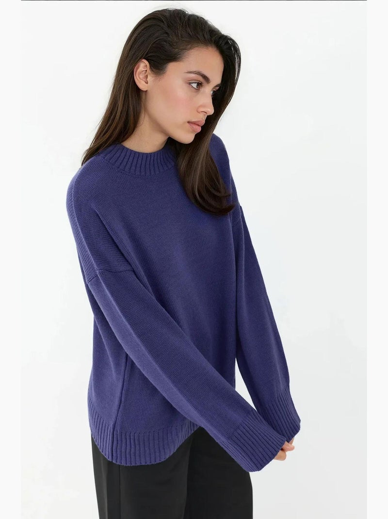 Maglione cozy con girocollo hiccup Malva - Kiabi