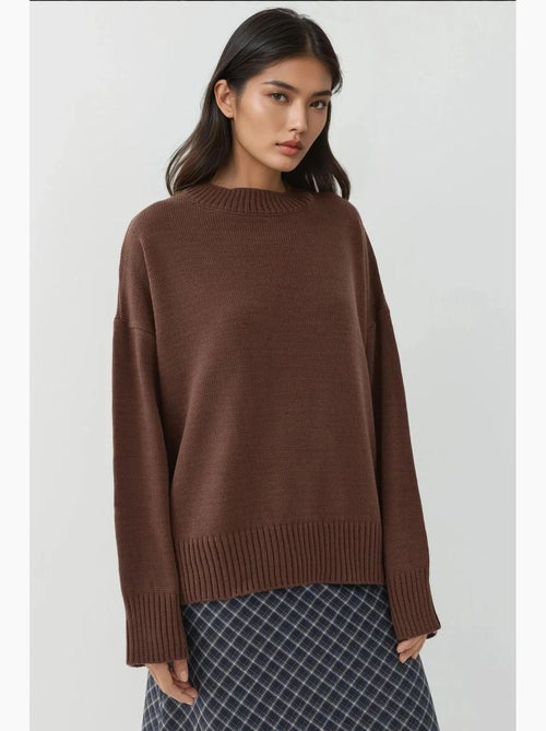 Maglione cozy con girocollo hiccup - Kiabi Maglione cozy con girocollo hiccup - Kiabi