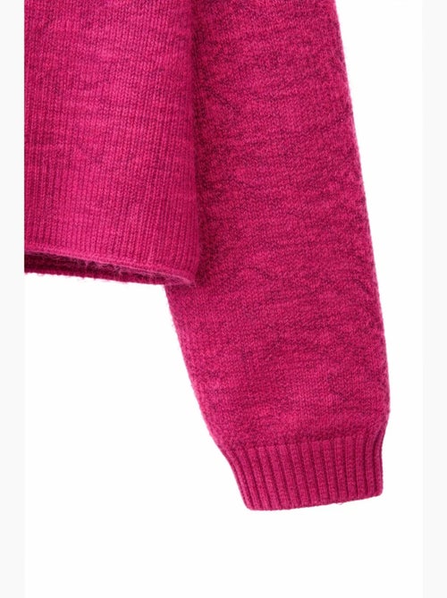 Maglione cropped da donna in maglia testurizzata mixray - Kiabi Maglione cropped da donna in maglia testurizzata mixray - Kiabi