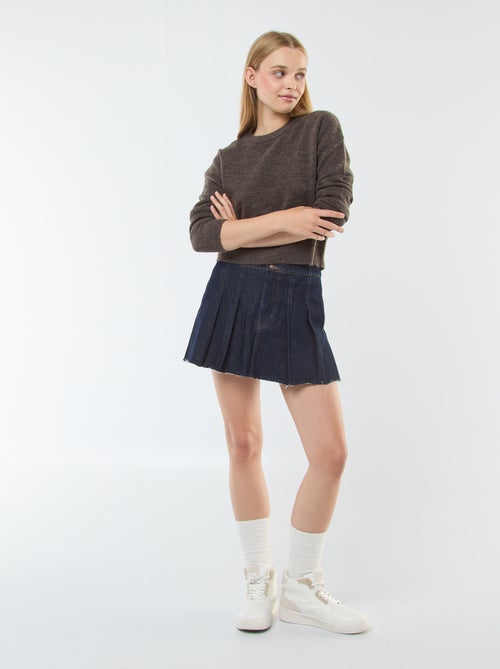 Maglione cropped in maglia morbida - Kiabi