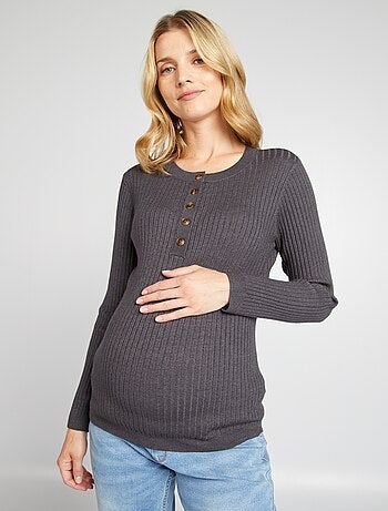 Maglione da allattamento in filato sottile