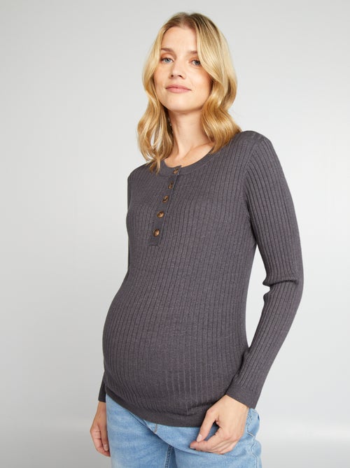 Maglione da allattamento in filato sottile - Kiabi