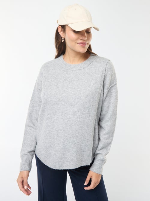 Maglione da allattamento in maglia soffice - Kiabi