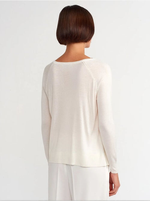 Maglione da donna a coste con girocollo dilvin - Kiabi Maglione da donna a coste con girocollo dilvin - Kiabi