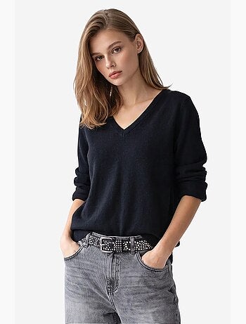 Maglione da donna in maglia mixray