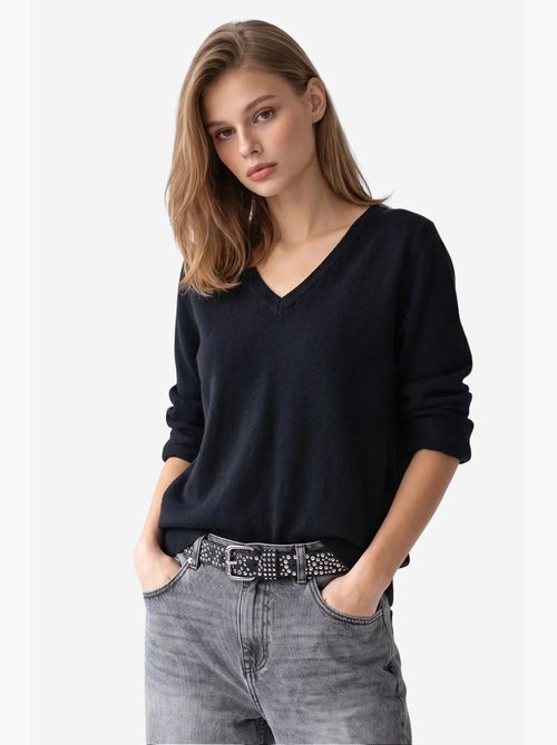 Maglione da donna in maglia mixray - Kiabi Maglione da donna in maglia mixray - Kiabi