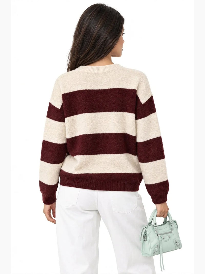 Maglione da donna in misto lana mixray Rosso bordeaux - Kiabi