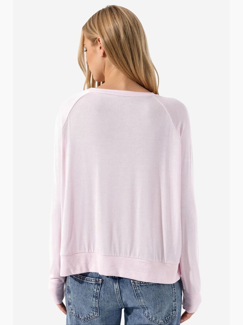 Maglione da donna in misto viscosa busem Rosa chiaro - Kiabi