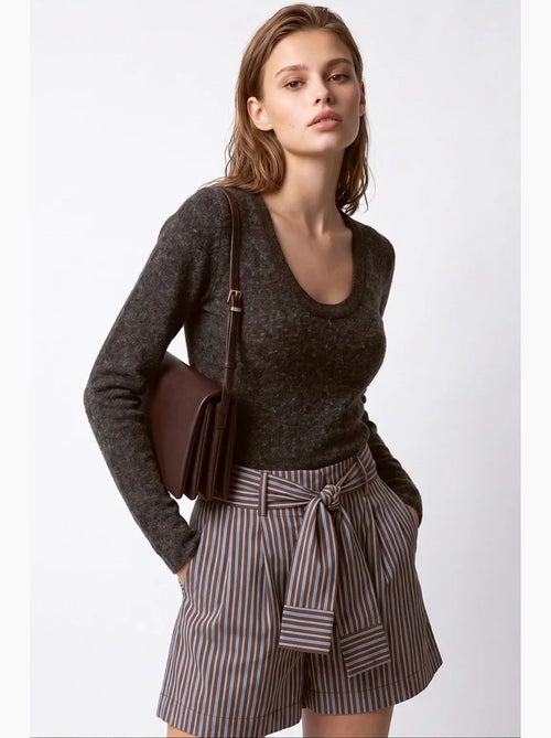 Maglione da donna in misto viscosa e cashmere mixray - Kiabi Maglione da donna in misto viscosa e cashmere mixray - Kiabi