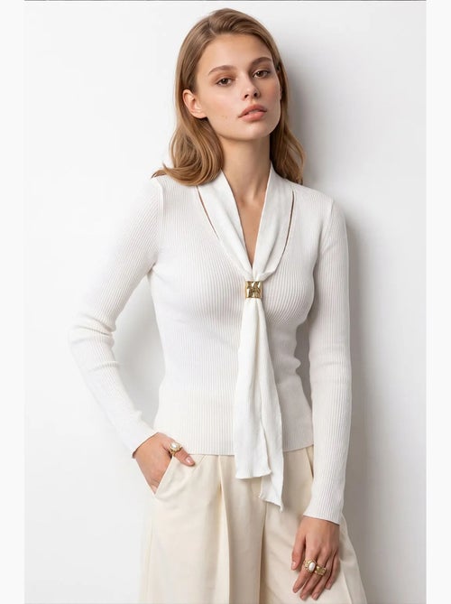 Maglione da donna in misto viscosa mixray - Kiabi Maglione da donna in misto viscosa mixray - Kiabi