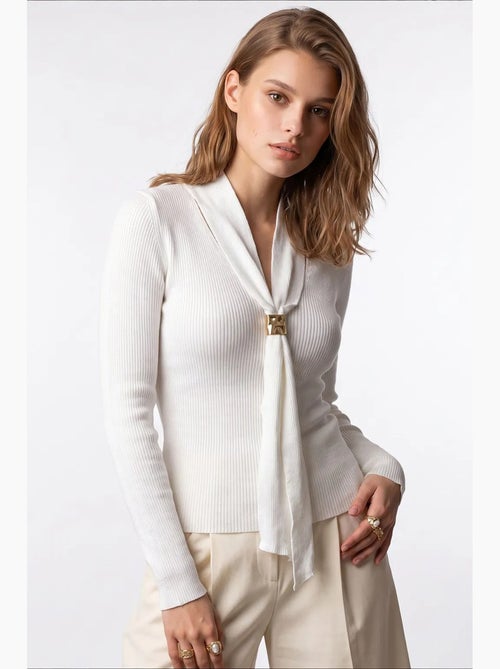 Maglione da donna in misto viscosa mixray - Kiabi Maglione da donna in misto viscosa mixray - Kiabi