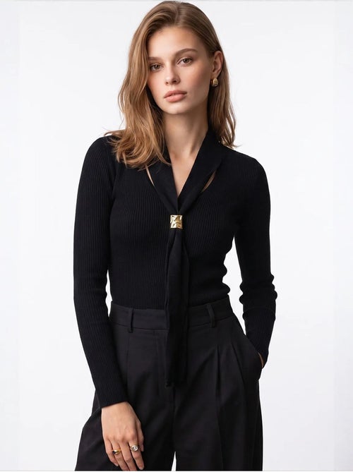 Maglione da donna in misto viscosa mixray - Kiabi Maglione da donna in misto viscosa mixray - Kiabi