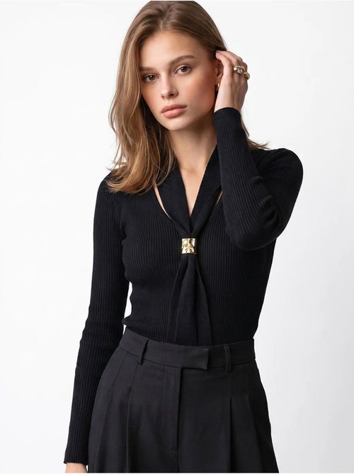 Maglione da donna in misto viscosa mixray - Kiabi Maglione da donna in misto viscosa mixray - Kiabi