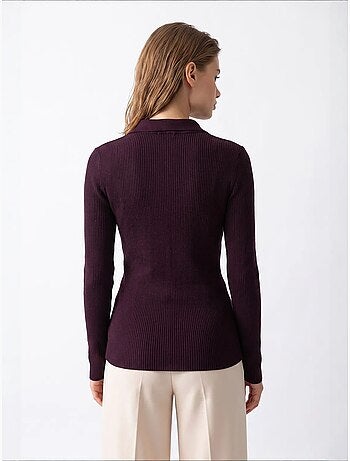 Maglione da donna in misto viscosa mixray