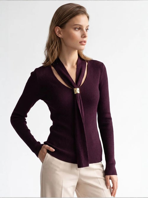 Maglione da donna in misto viscosa mixray - Kiabi Maglione da donna in misto viscosa mixray - Kiabi
