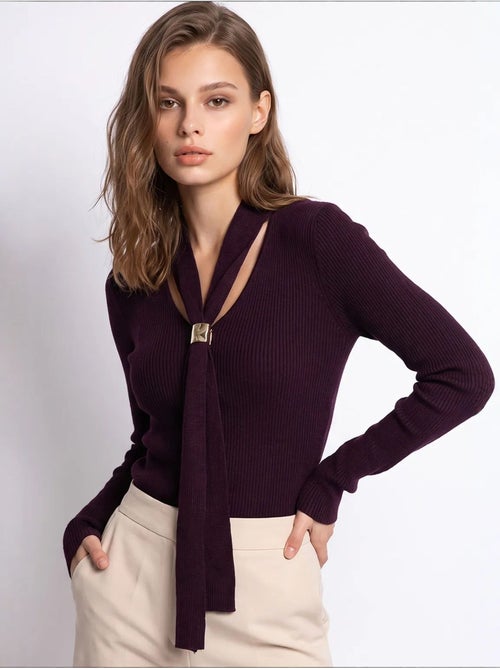 Maglione da donna in misto viscosa mixray - Kiabi Maglione da donna in misto viscosa mixray - Kiabi