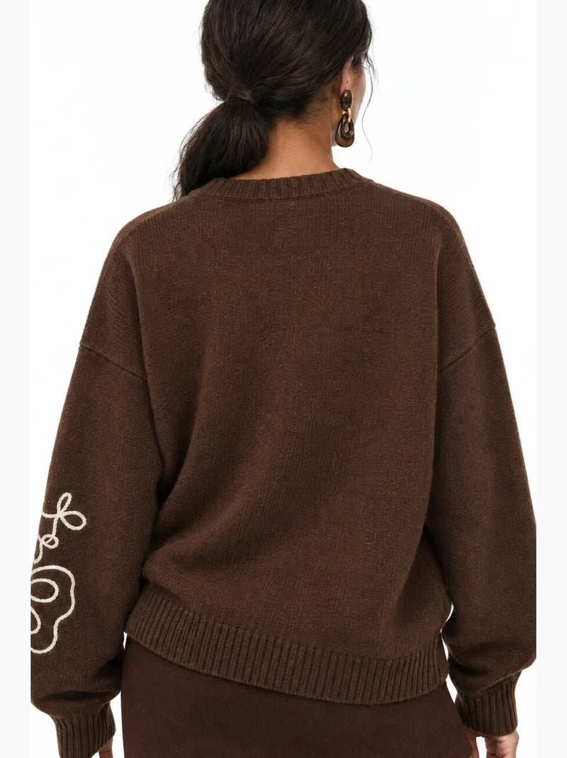 Maglione da donna mixray Marrone - Kiabi