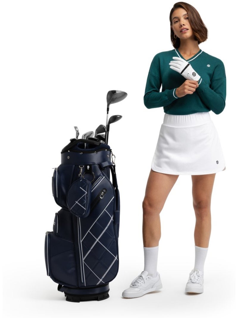 Maglione da golf con scollo a v da donna golf donna gimme teal Verde - Kiabi