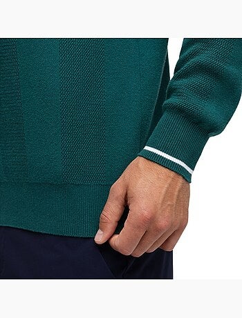 Maglione da golf con scollo a v da uomo golf uomo hagen teal