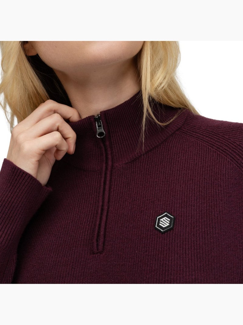 Maglione da golf donna golf donna fade-w cherry Rosso - Kiabi