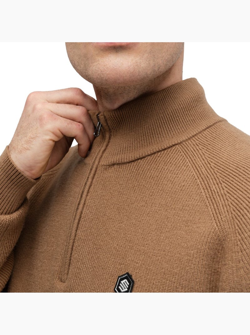 Maglione da golf uomo golf uomo fade Marrone - Kiabi