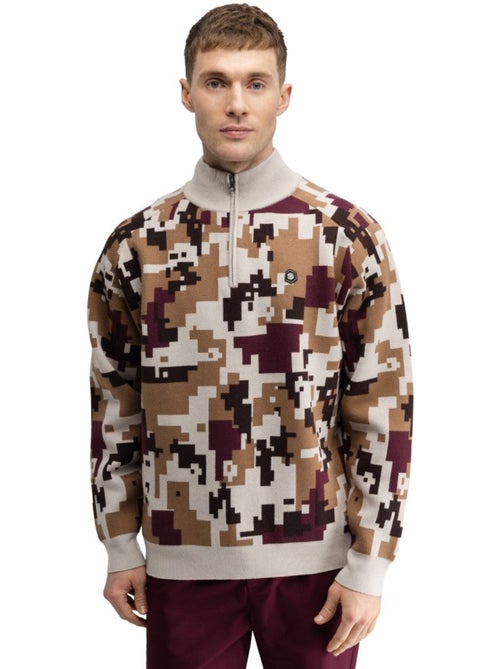 Maglione da golf uomo golf uomo fade sand - Kiabi
