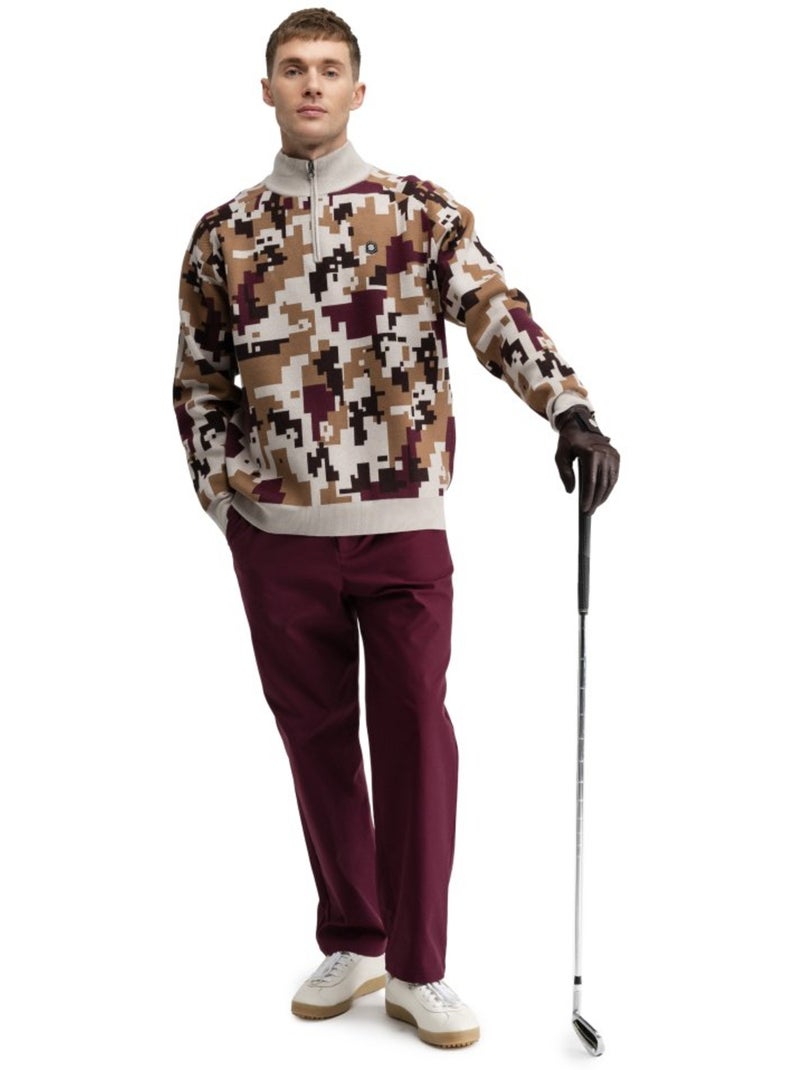 Maglione da golf uomo golf uomo fade sand Beige - Kiabi