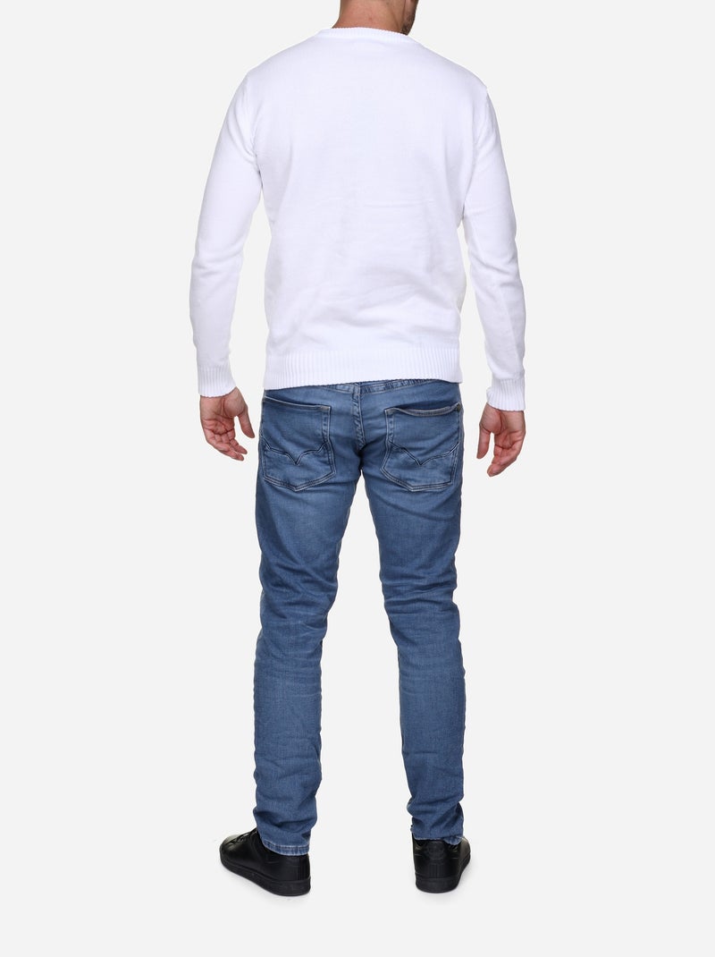 Maglione da infilare - Kenzarro Bianco - Kiabi