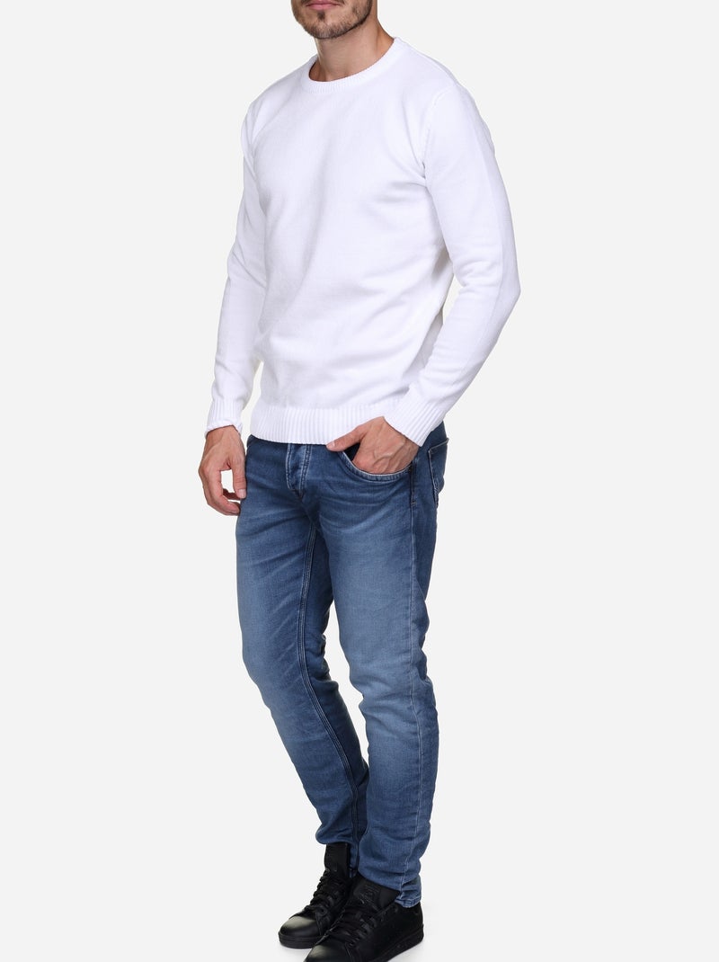 Maglione da infilare - Kenzarro Bianco - Kiabi