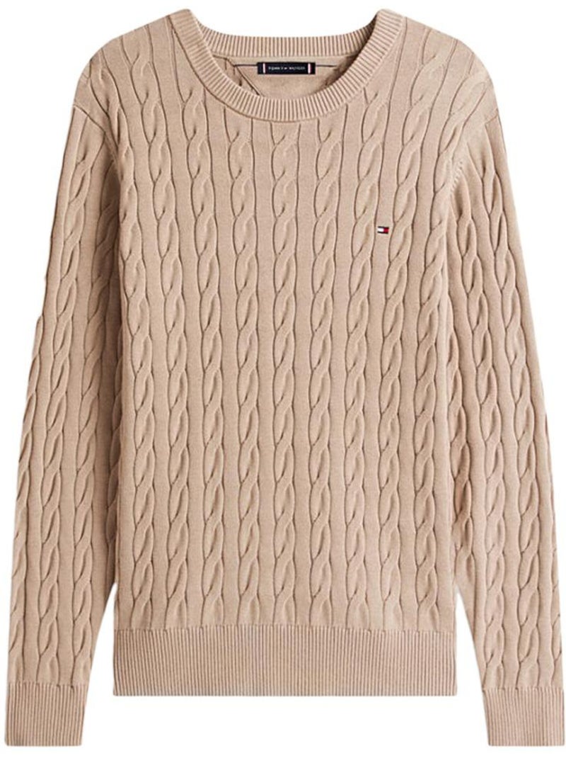 Maglione da Uomo Tommy Hilfiger Marrone cappuccino - Kiabi