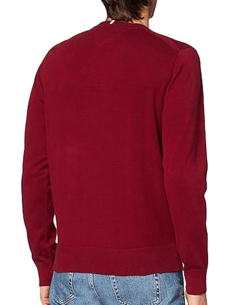 Maglione da uomo Tommy Hilfiger Pima MW0MW28047 Rosso - Kiabi